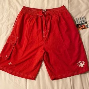 Mens Lifeguard Swim Shorts
